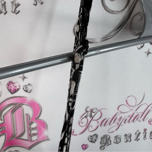 Bluenotes dress ruffle hem Aztec boho white Black and White Patterned Dress - Picture 10 of 12